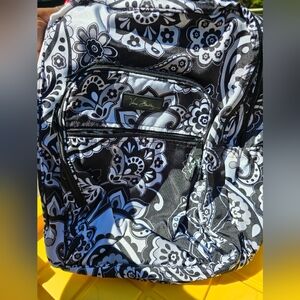 VERA BRADLEY VINTAGE MIDNIGHT PAISLEY XL CAMPUS BACKPACK